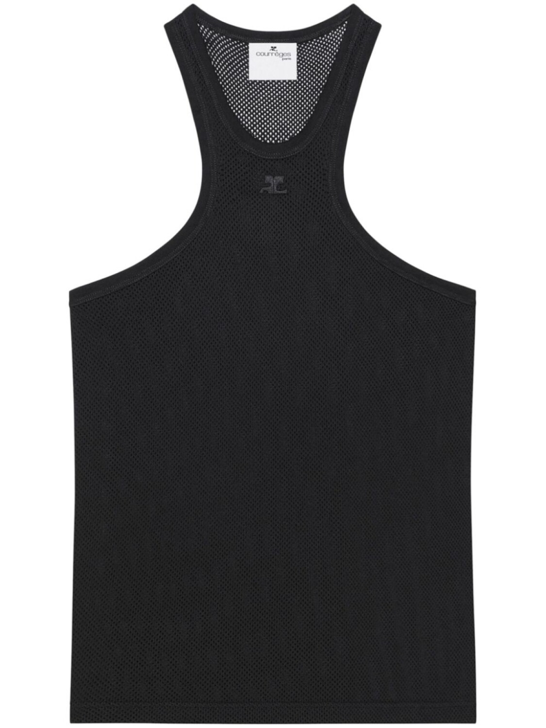 Courrèges сетчатый топ без рукавов, черный
Courrèges сетчатый топ без рукавов, черный