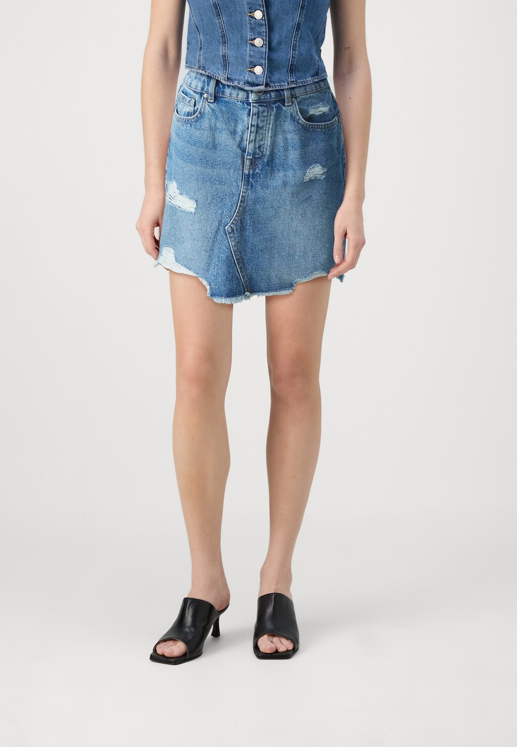 Джинсовая юбка ONLSKY SKIRT ONLY, синий деним
Джинсовая юбка ONLSKY SKIRT ONLY, синий деним