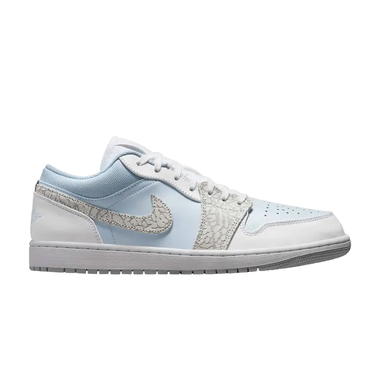 Кроссовки Air Jordan 1 Low SE 'Blue Tint Elephant Print', синий
Кроссовки Air Jordan 1 Low SE 'Blue Tint Elephant Print', синий