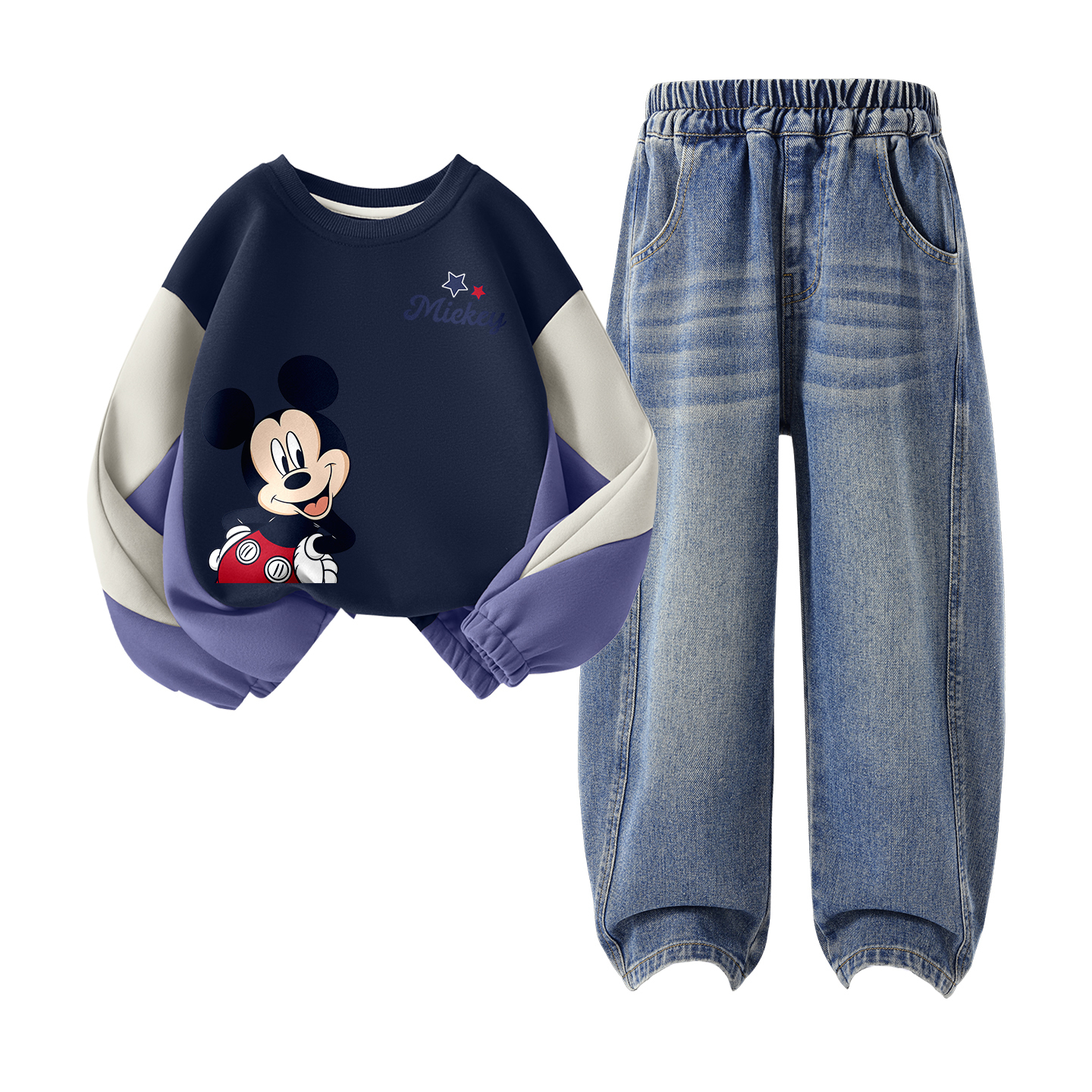 Детская повседневная спортивная одежда Disney, Di Shixinqi Kaki+Solid Color Denim Blue
Детская повседневная спортивная одежда Disney, Di Shixinqi Kaki+Solid Color Denim Blue