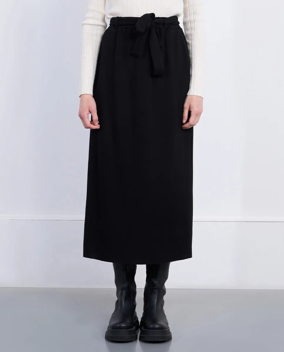 Длинная юбка с деталью в виде банта Lili Sidonio, черный
Длинная юбка с деталью в виде банта Lili Sidonio, черный