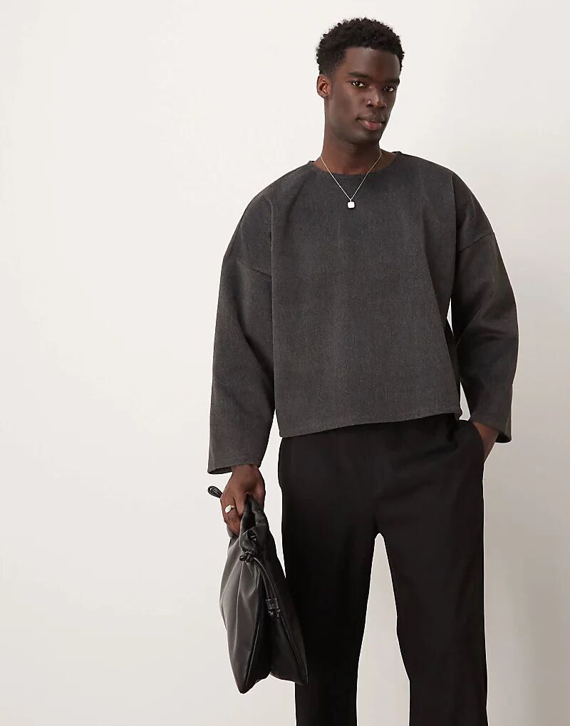 Толстовка из фактурного флиса очень свободного кроя в угольно-черном цвете ASOS DESIGN
Толстовка из фактурного флиса очень свободного кроя в угольно-черном цвете ASOS DESIGN