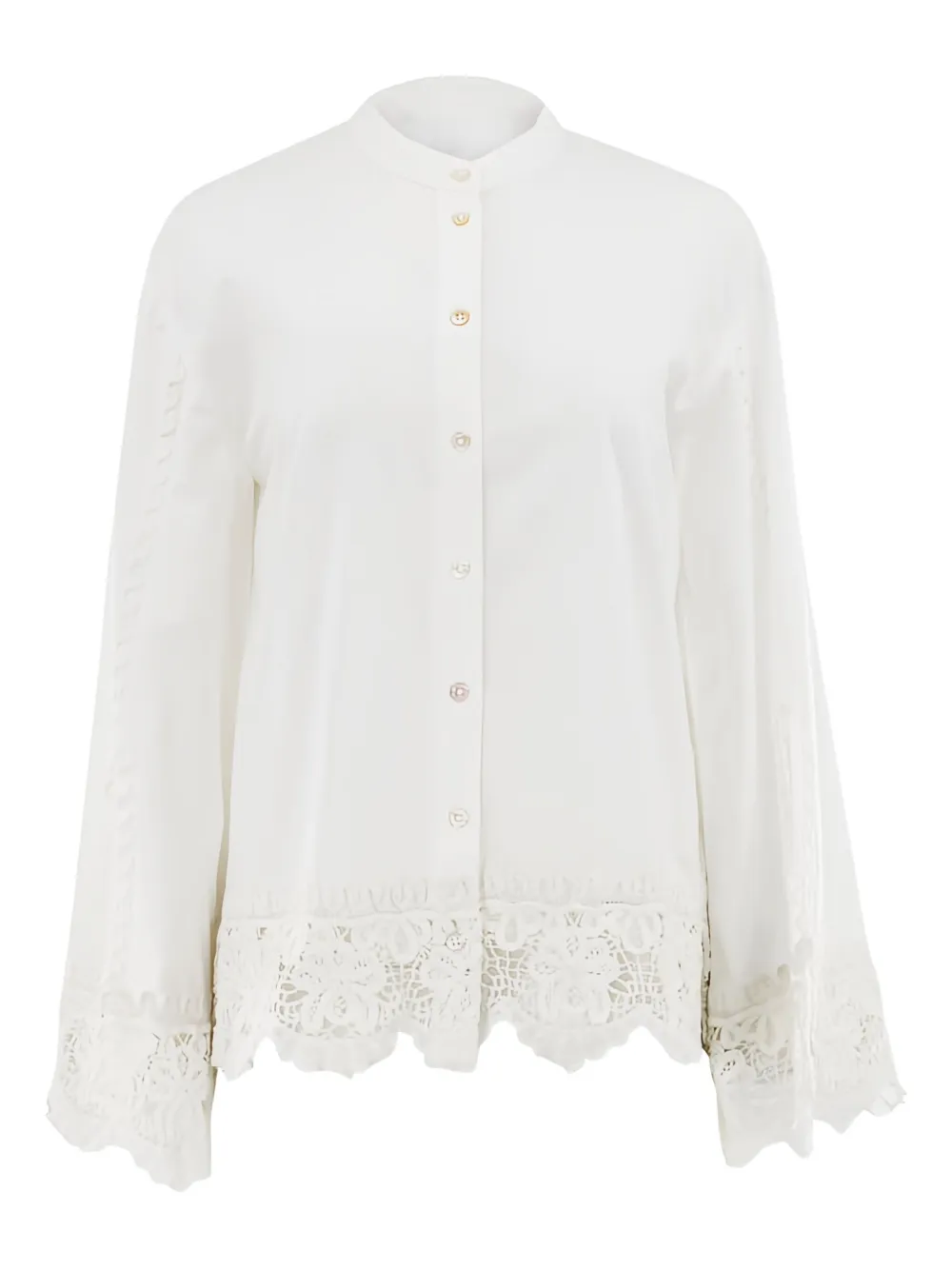 Рубашка из сутажного кружева Iyla Sea, белый 
Рубашка из сутажного кружева Iyla Sea, белый
