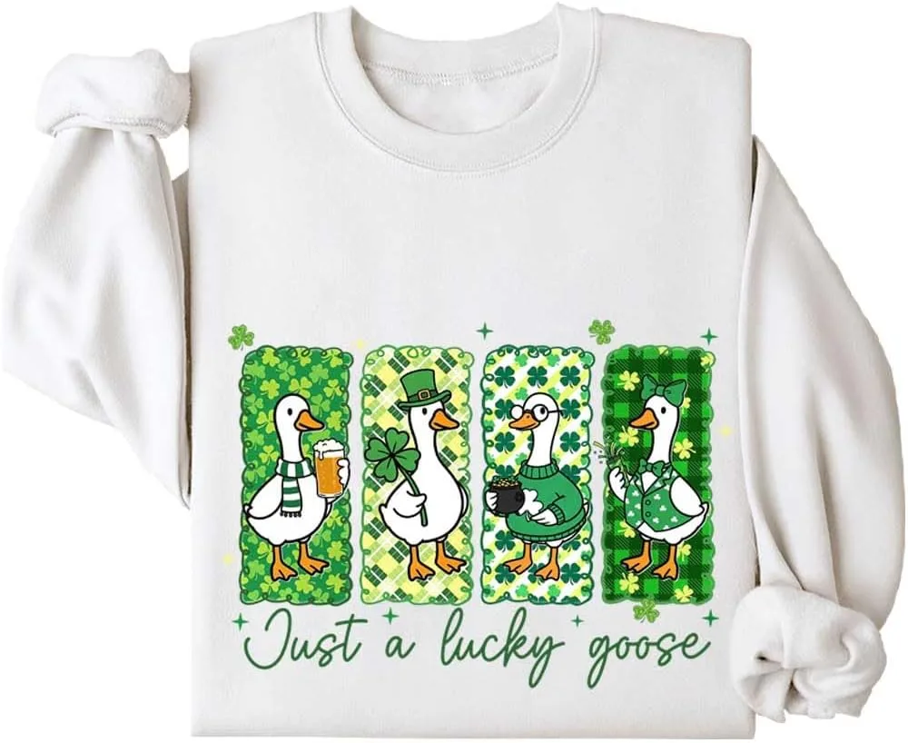 Свитшот Just A Lucky Goose с принтом на День Святого Патрика Relliot
Свитшот Just A Lucky Goose с принтом на День Святого Патрика Relliot