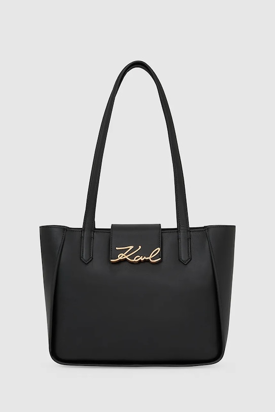 Кожаная сумка K/SIGNATURE Karl Lagerfeld, черный
Кожаная сумка K/SIGNATURE Karl Lagerfeld, черный