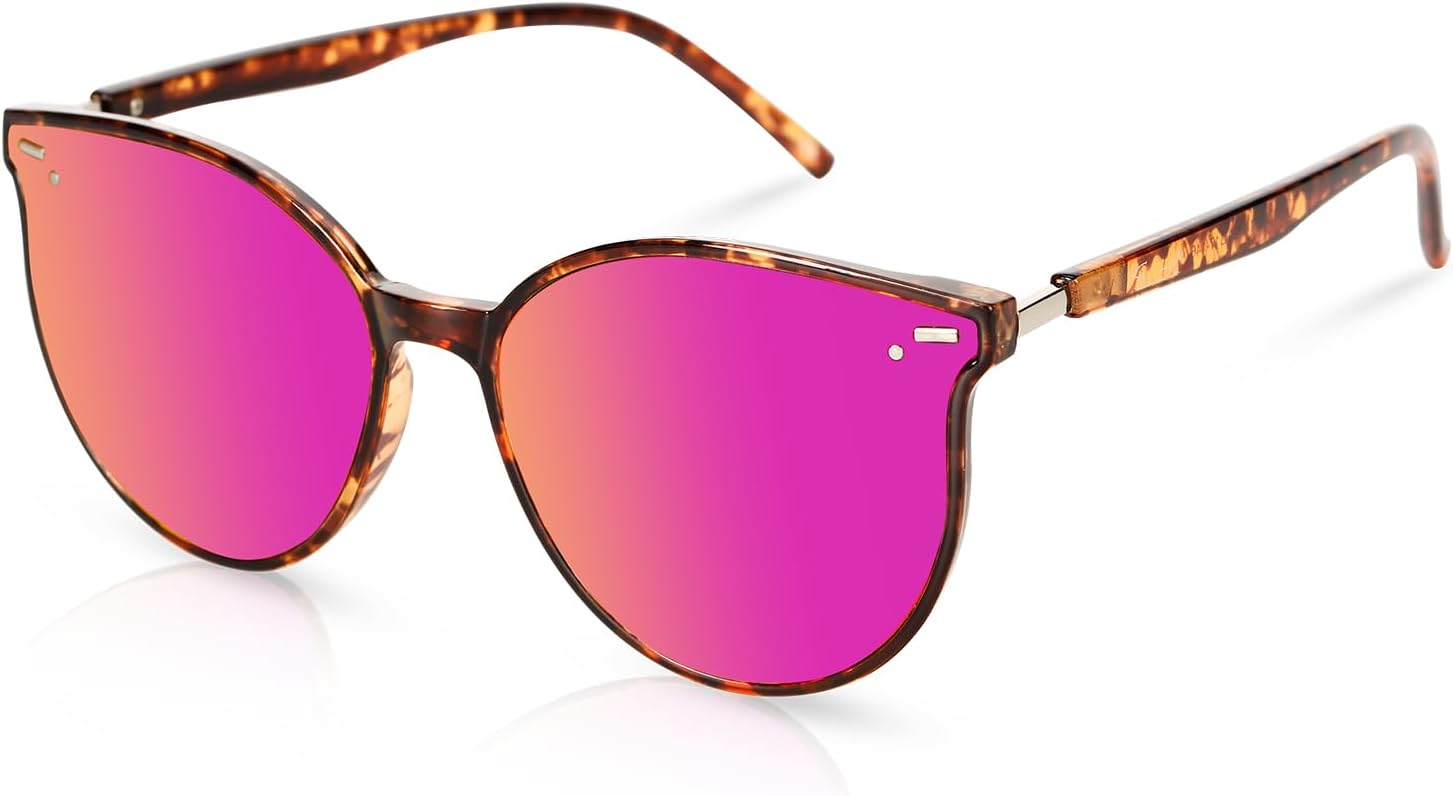 Ретро круглые солнцезащитные очки для женщин, розовые солнцезащитные очки для женщин в классической модной оправе, солнцезащитные очки с защитой от УФ-излучения UV400 Sumato, Tortoise
Ретро круглые солнцезащитные очки для женщин, розовые солнцезащитные очки для женщин в классической модной оправе, солнцезащитные очки с защитой от УФ-излучения UV400 Sumato, Tortoise