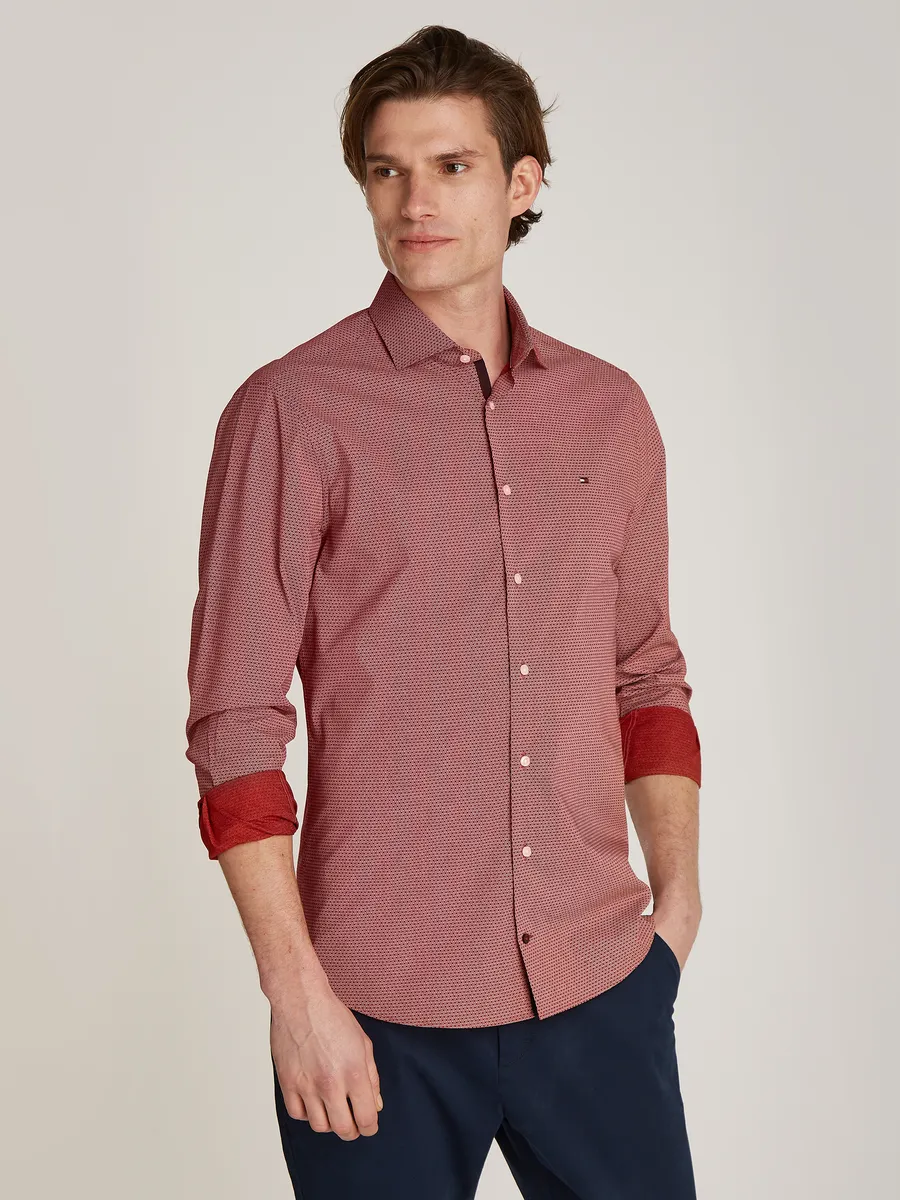Деловая рубашка Tommy Hilfiger "CL STRETCH GEO PRINT SF SHIRT", с минимальным принтом, цвет Dark Magma Geo Prt
Деловая рубашка Tommy Hilfiger "CL STRETCH GEO PRINT SF SHIRT", с минимальным принтом, цвет Dark Magma Geo Prt