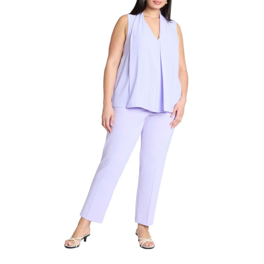 Женские полуэластичные брюки The 365 с зауженными штанинами ELOQUII, Lavender
Женские полуэластичные брюки The 365 с зауженными штанинами ELOQUII, Lavender