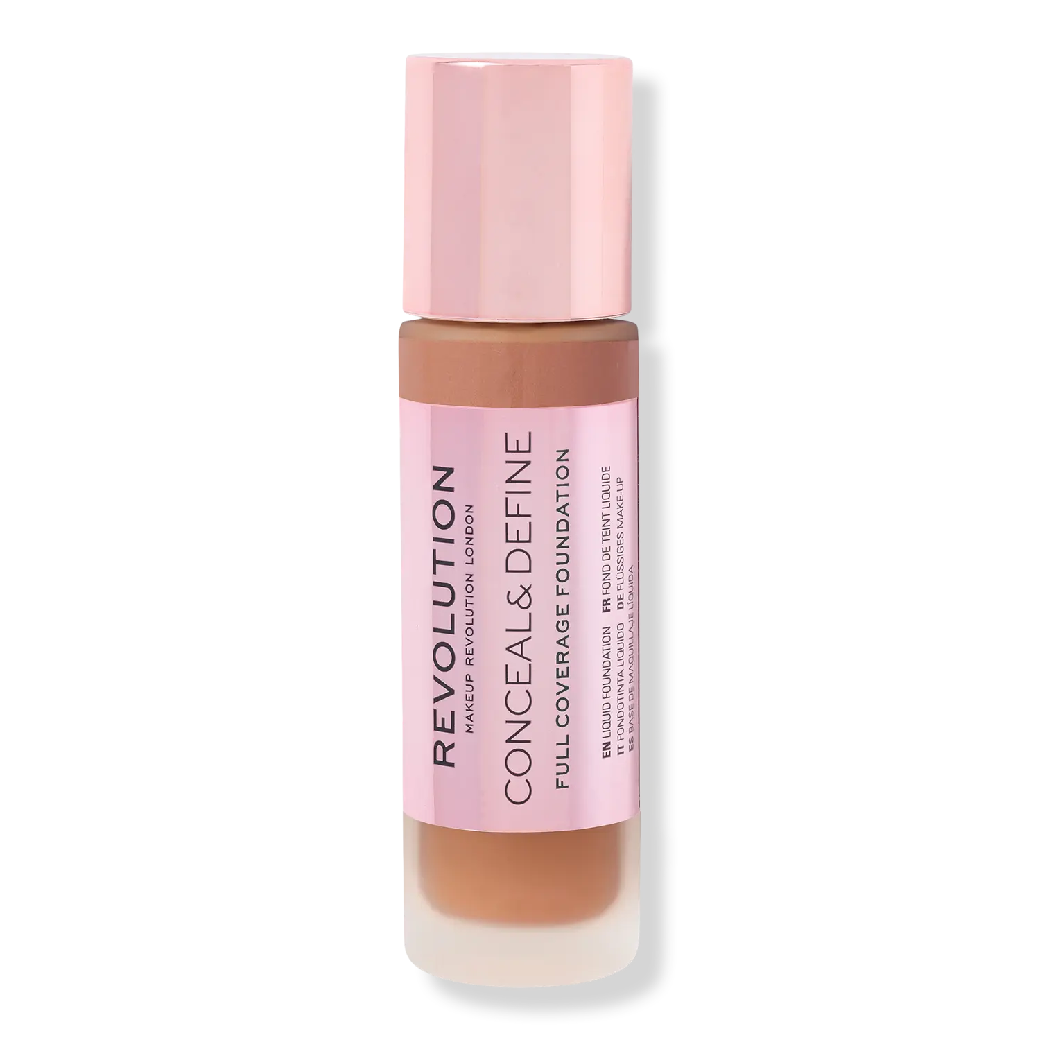 Тональный крем Conceal & Define с полным покрытием Revolution Beauty, F14 (for dark skin tones w/ a cool undertone)
Тональный крем Conceal & Define с полным покрытием Revolution Beauty, F14 (for dark skin tones w/ a cool undertone)