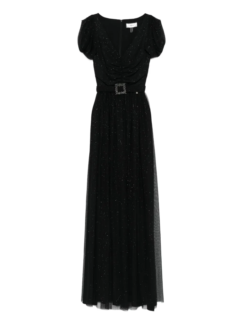 Платье с короткими рукавами и поясом NISSA, черный
Платье с короткими рукавами и поясом NISSA, черный