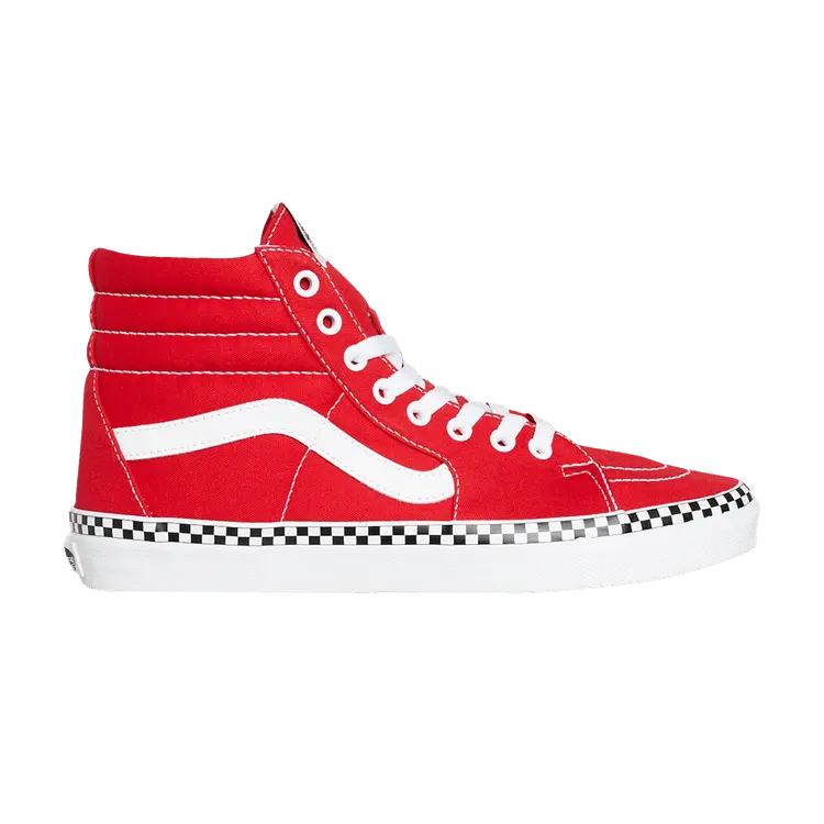 Кроссовки Vans Sk8-Hi, Check Foxing - Racing Red
Кроссовки Vans Sk8-Hi, Check Foxing - Racing Red