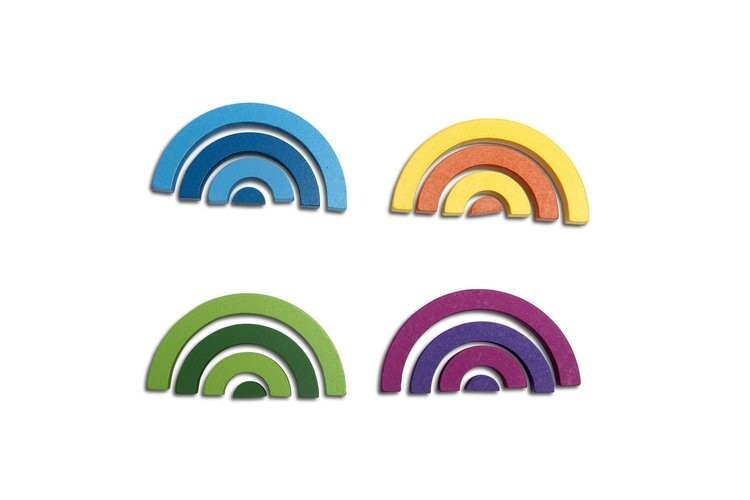 Радужные блоки, игра-головоломка, BS Toys
Радужные блоки, игра-головоломка, BS Toys