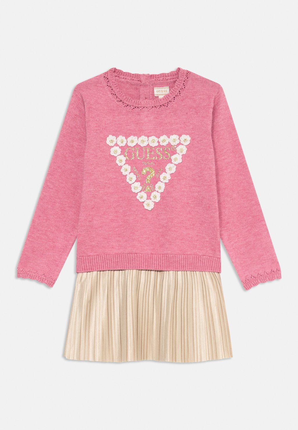 Вязаное платье TODDLERLS MIXED FABRIC DRESS Guess, фуксия
Вязаное платье TODDLERLS MIXED FABRIC DRESS Guess, фуксия