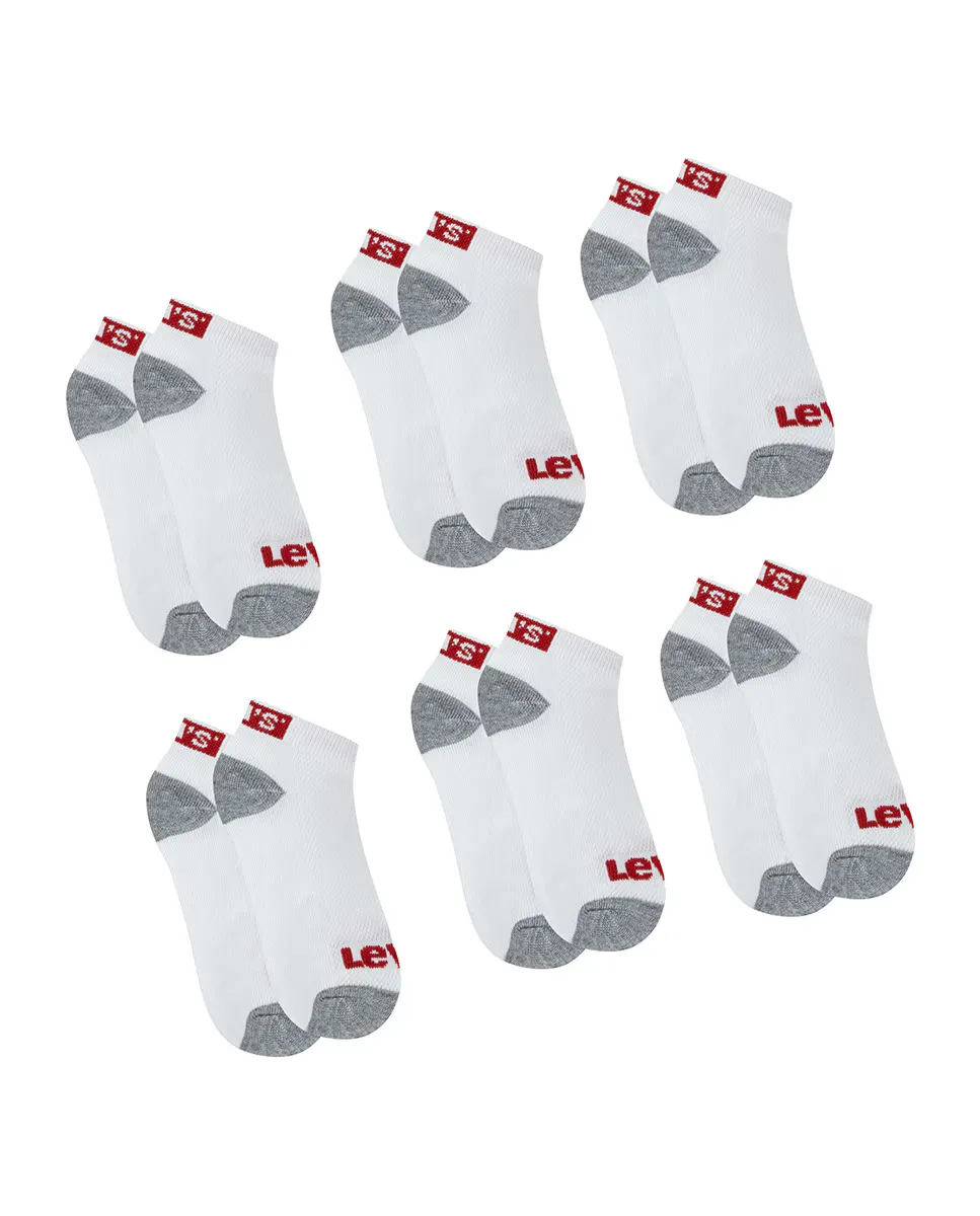 Комплект из 6 пар белых носков Levi's, белый
Комплект из 6 пар белых носков Levi's, белый