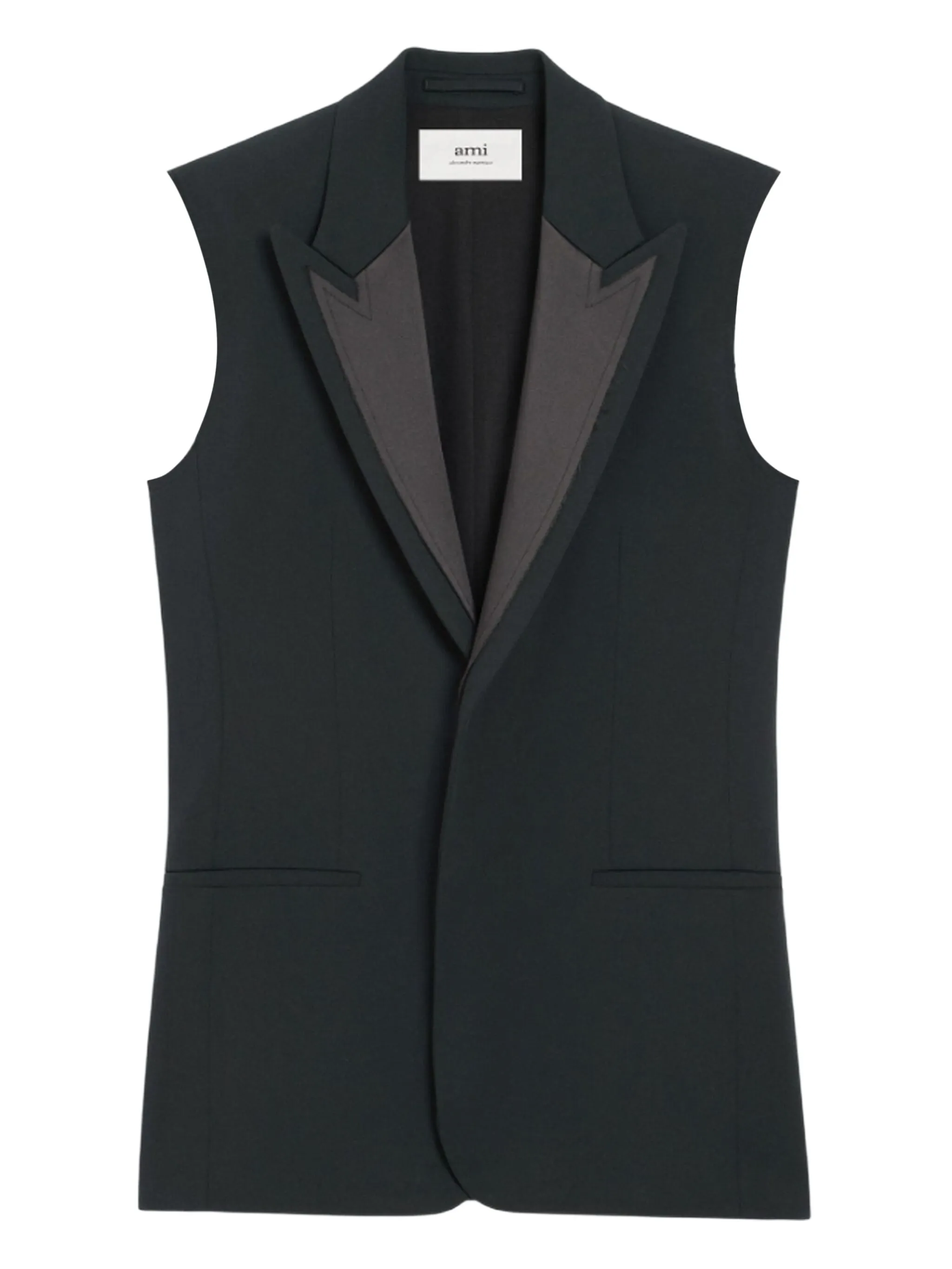 Жилет со сборками Ami Paris, черный
Жилет со сборками Ami Paris, черный