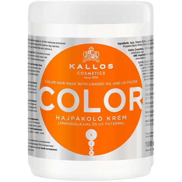 Маска для окрашенных волос, 1000 мл. Kallos Color
Маска для окрашенных волос, 1000 мл. Kallos Color