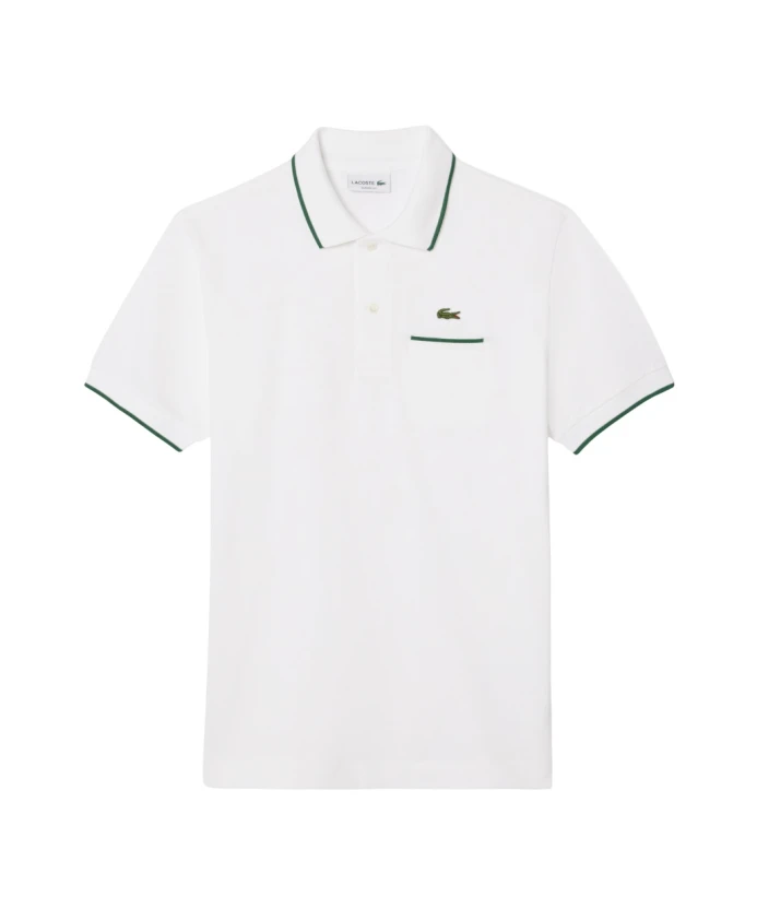 Белая рубашка-поло с карманом Lacoste, белый
Белая рубашка-поло с карманом Lacoste, белый