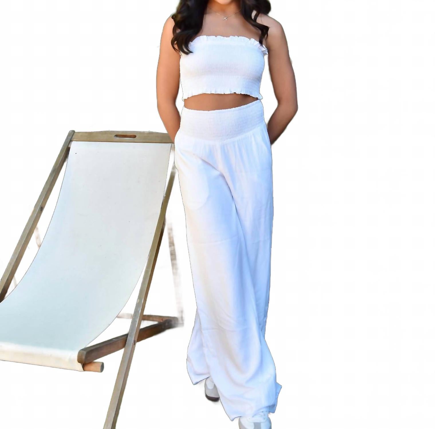 Детские брюки Flora в белом цвете KatieJnyc
Детские брюки Flora в белом цвете KatieJnyc