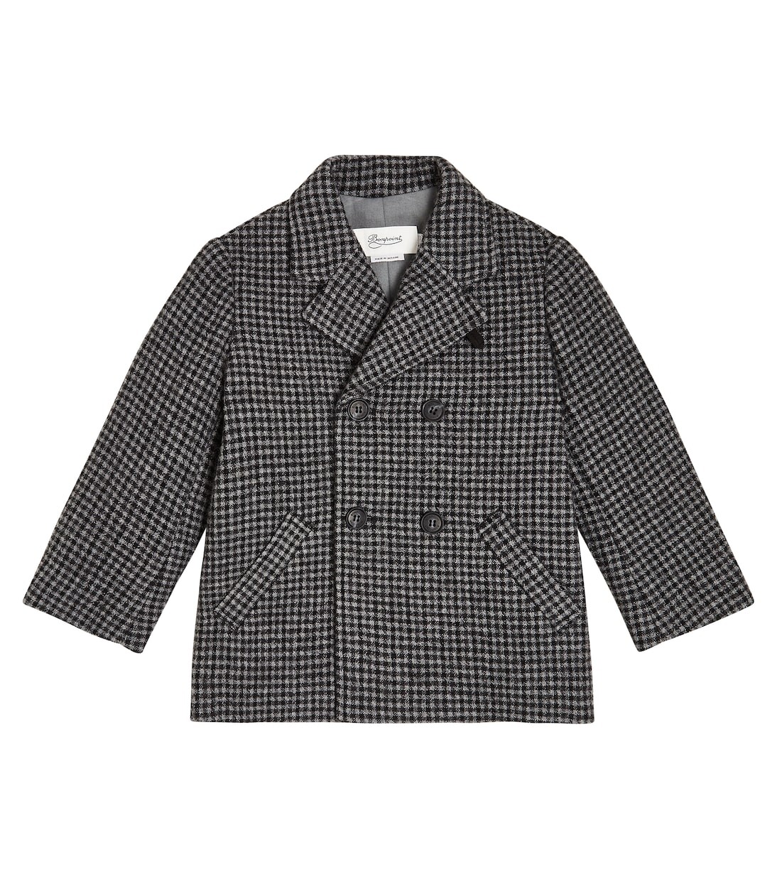 Пальто dali в клетку из смесовой шерсти Bonpoint, серый
Пальто dali в клетку из смесовой шерсти Bonpoint, серый