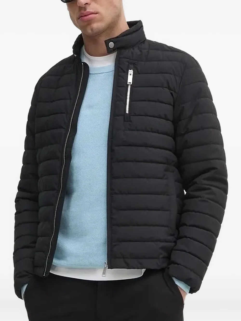 Стеганая куртка на молнии Sisley, черный
Стеганая куртка на молнии Sisley, черный