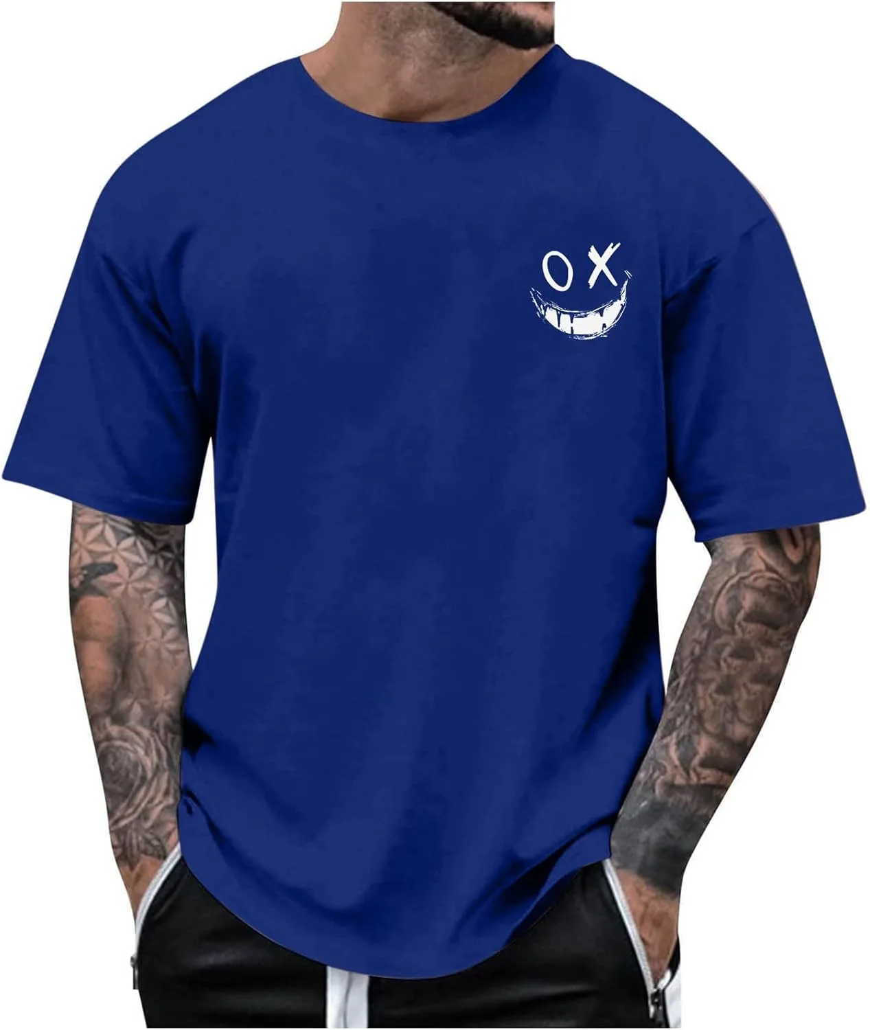 Мужская футболка с принтом в стиле хип-хоп
Мужская футболка с принтом в стиле хип-хоп