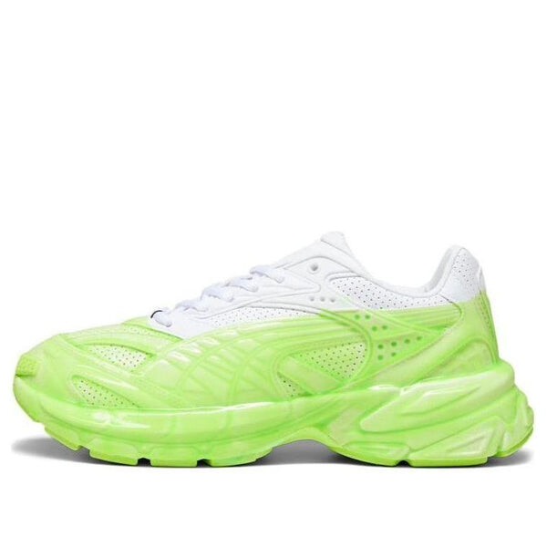 Кроссовки velophasis slime 'white neon green' Puma, белый
Кроссовки velophasis slime 'white neon green' Puma, белый