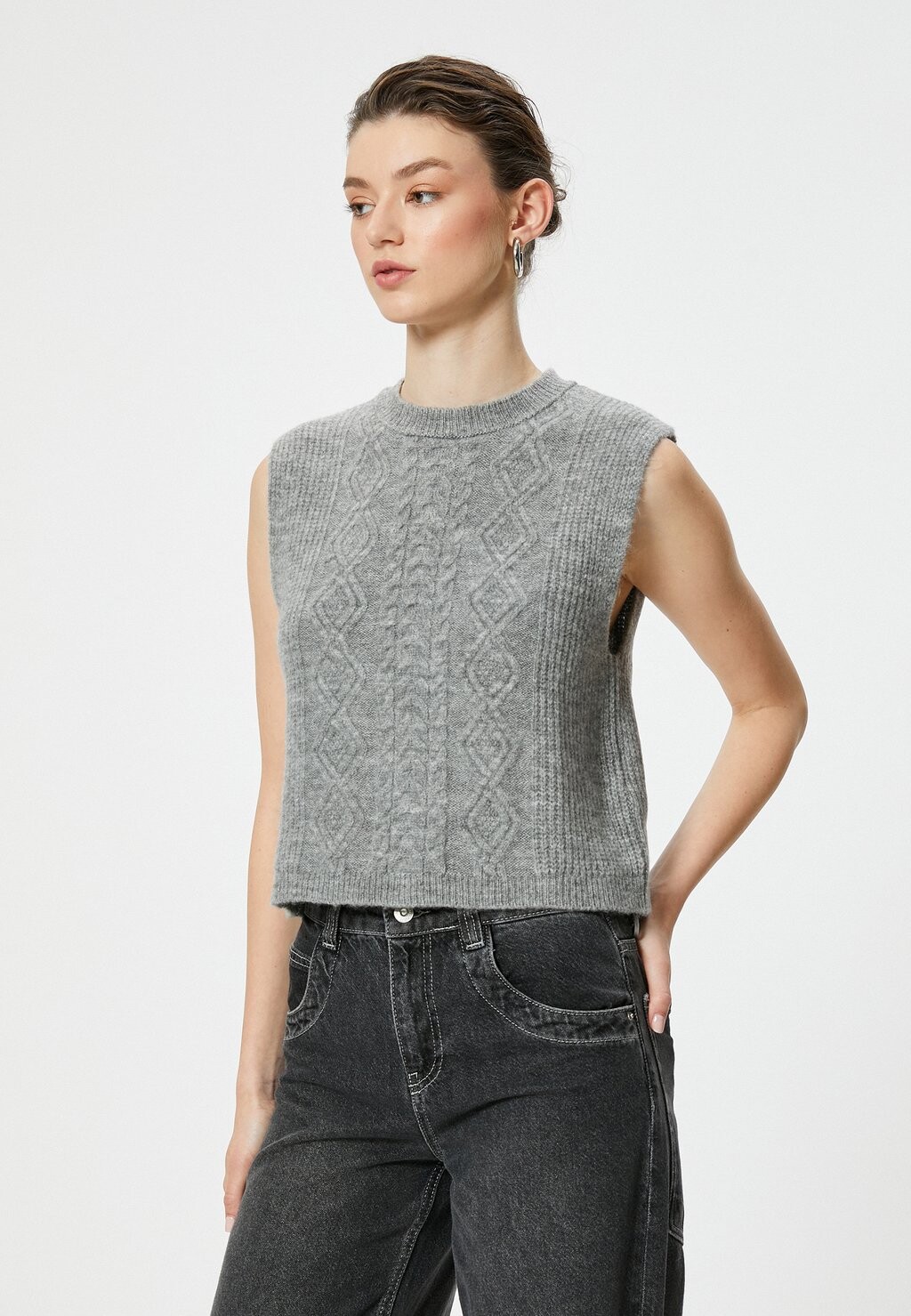 Топ SLEEVELESS Koton, серый
Топ SLEEVELESS Koton, серый