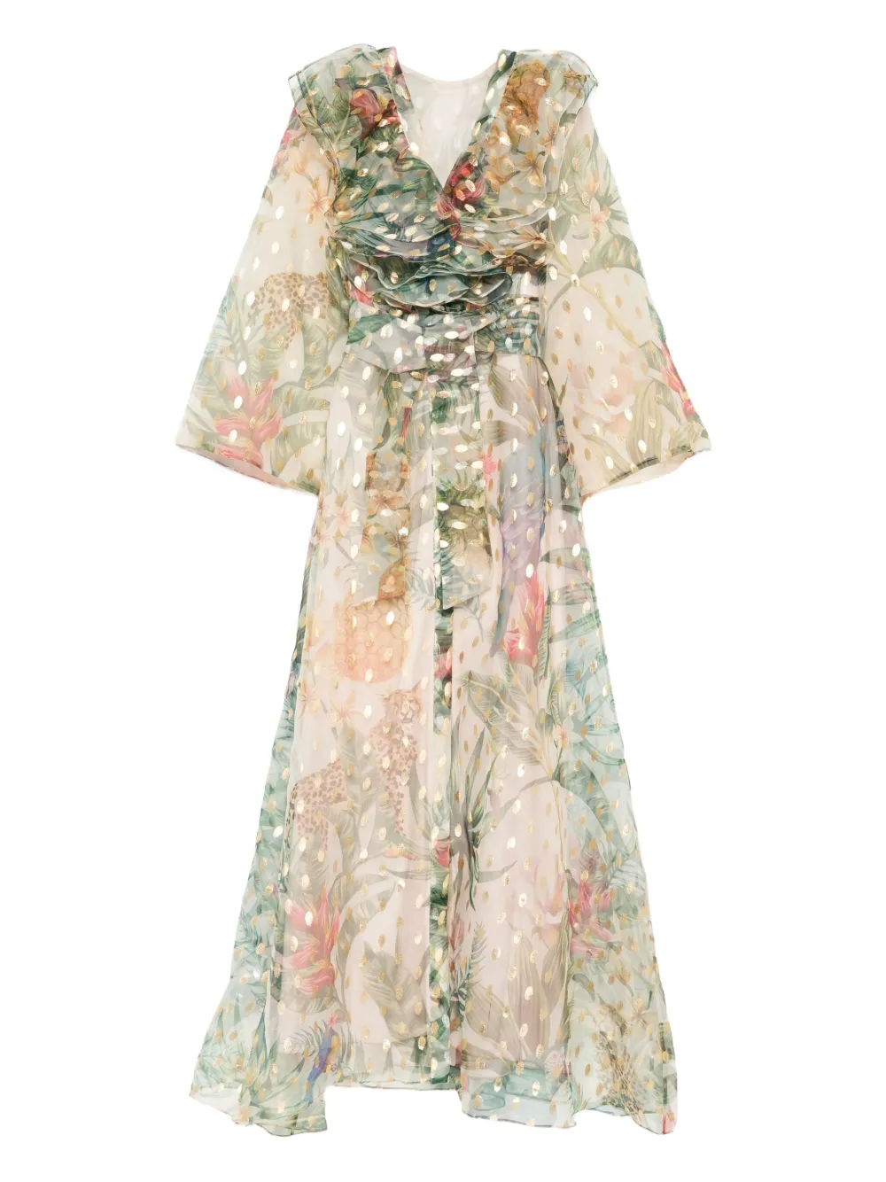 Макси-платье с цветочным принтом Miau By Clara Rotescu, нейтральный
Макси-платье с цветочным принтом Miau By Clara Rotescu, нейтральный