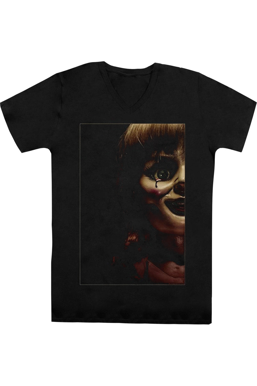 Футболка с коротким рукавом и V-образным вырезом для взрослых из премиального хлопка «Кукла Аннабель» Gildan
Футболка с коротким рукавом и V-образным вырезом для взрослых из премиального хлопка «Кукла Аннабель» Gildan