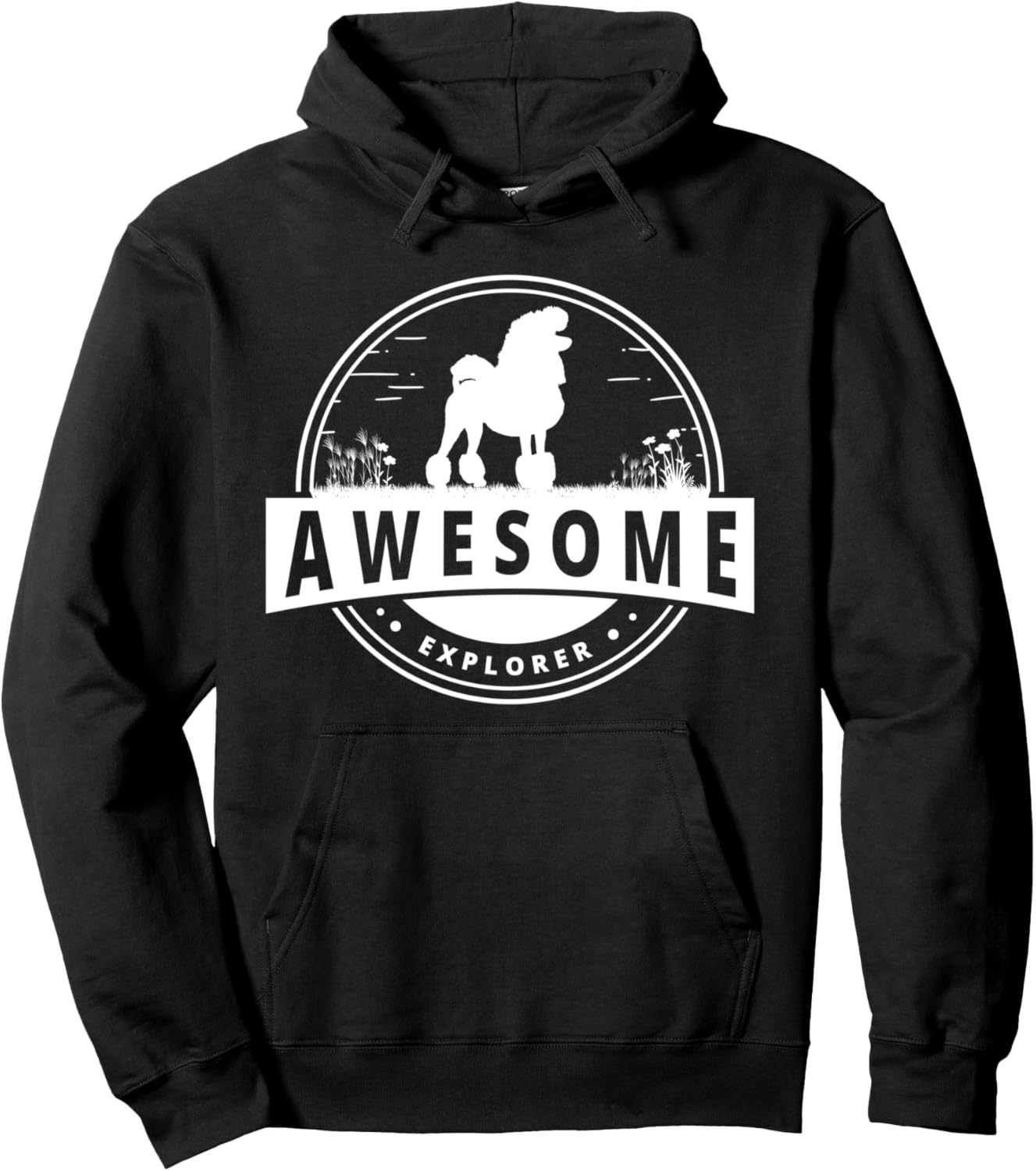 Толстовка с капюшоном и изображением пуделя Poodle Dog Hoodie, черный
Толстовка с капюшоном и изображением пуделя Poodle Dog Hoodie, черный