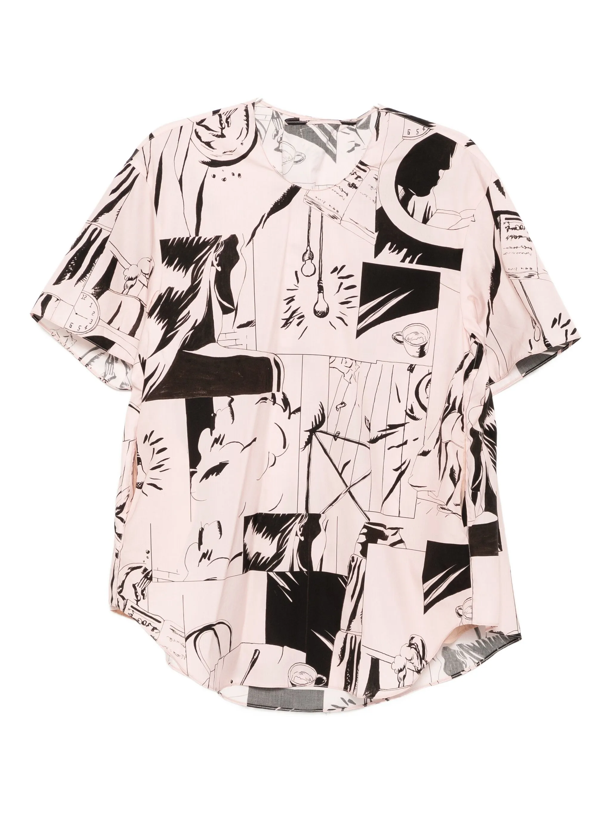 Блузка оверсайз с короткими рукавами Jnby, розовый
Блузка оверсайз с короткими рукавами Jnby, розовый