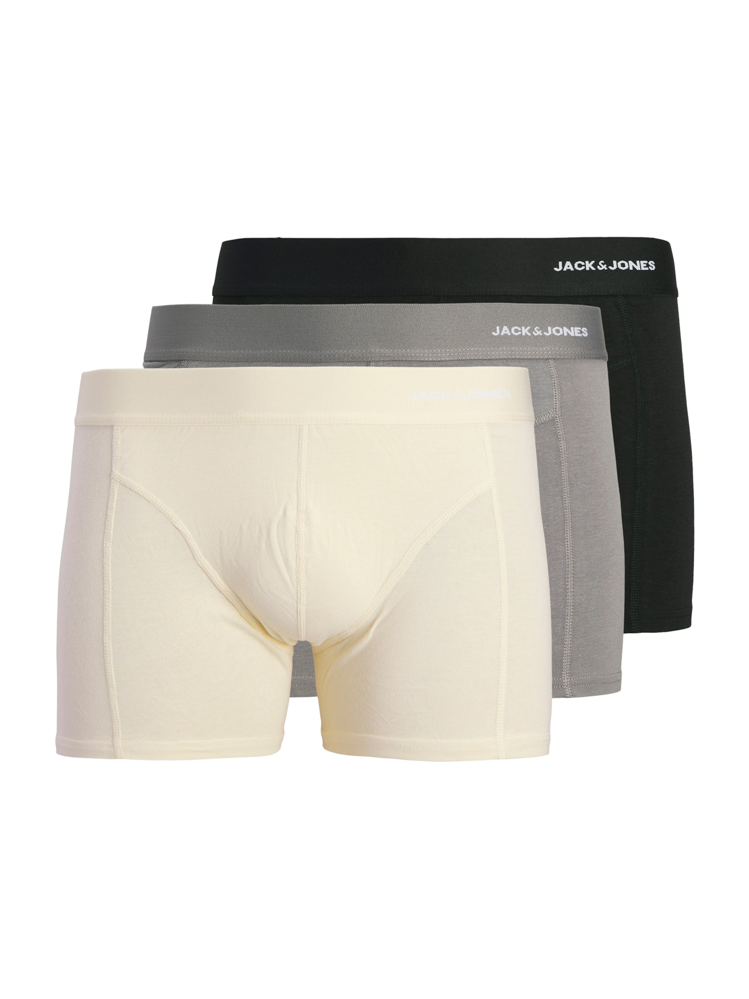 JACK & JONES Боксеры 'JACGABRIEL' в цветах Cream, Grey, Black
JACK & JONES Боксеры 'JACGABRIEL' в цветах Cream, Grey, Black