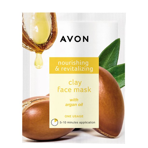 Avon, Увлажняющая маска для лица с аргановой глиной
Avon, Увлажняющая маска для лица с аргановой глиной