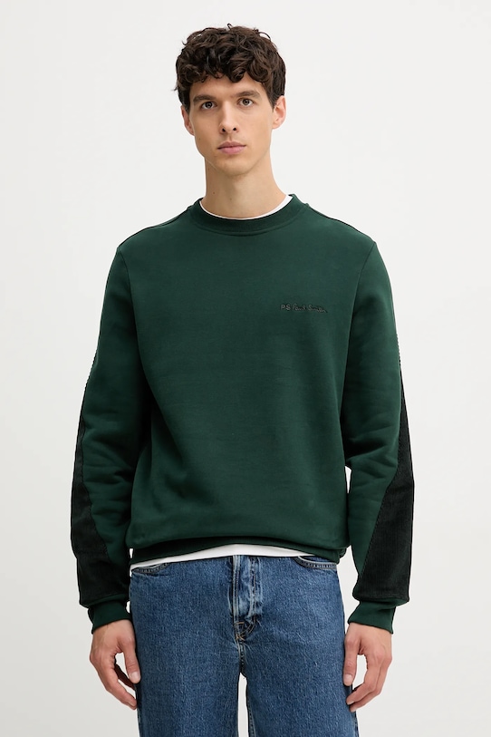 Хлопковая толстовка Ps Paul Smith, зеленый
Хлопковая толстовка Ps Paul Smith, зеленый