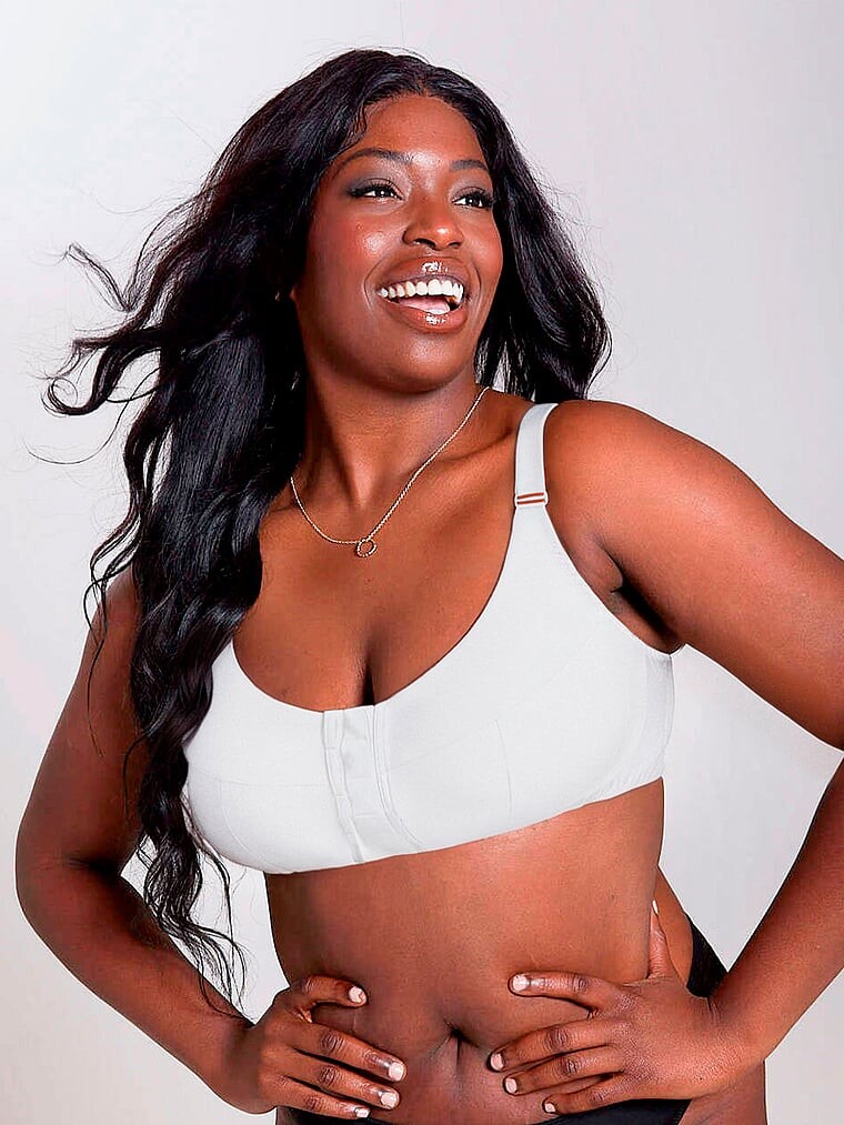 Легко надеваемый адаптивный бюстгальтер с застежкой спереди на каждый день Liberare, белый
Легко надеваемый адаптивный бюстгальтер с застежкой спереди на каждый день Liberare, белый