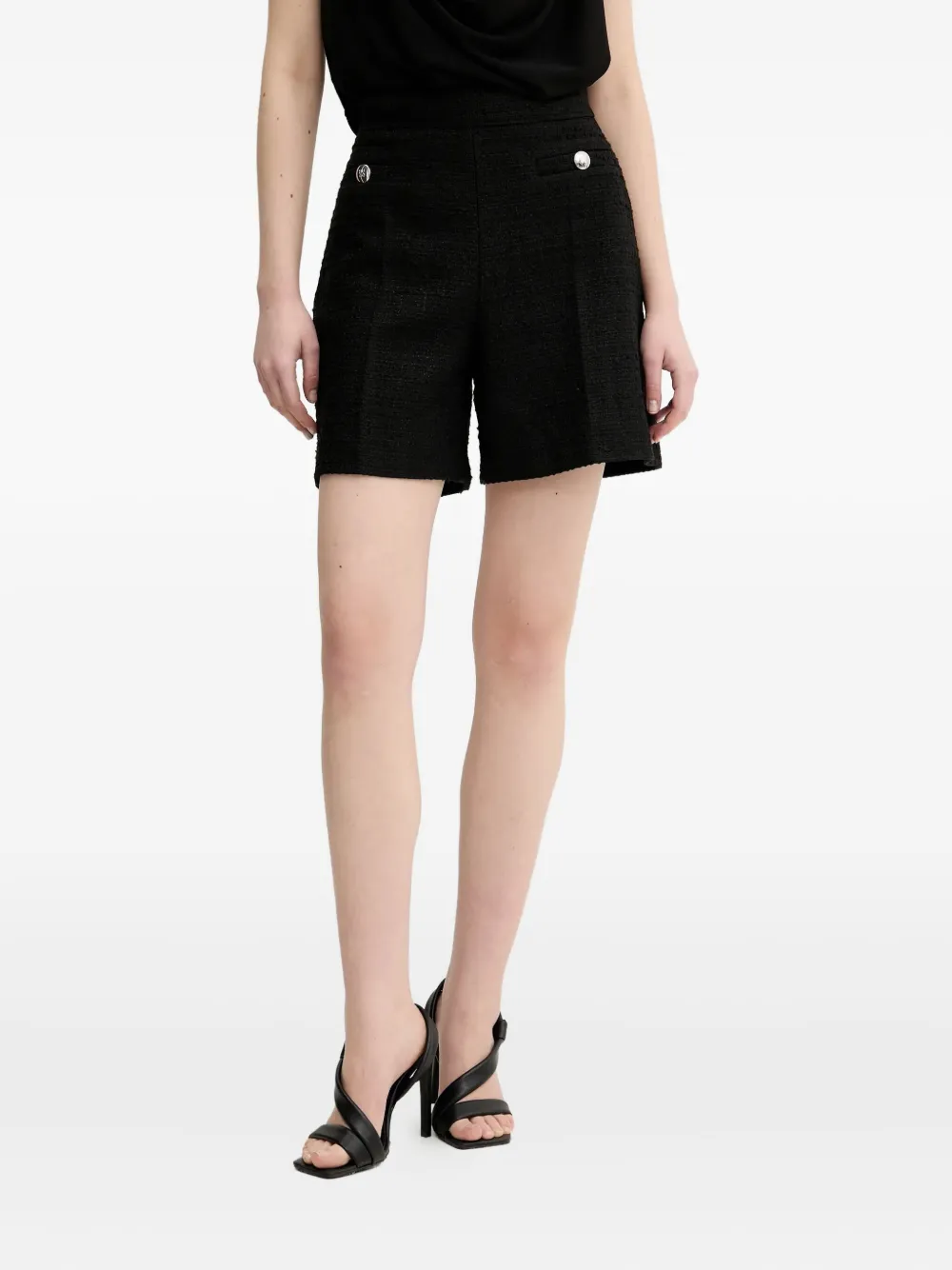 Шорты из твидовой текстуры HUGO, черный
Шорты из твидовой текстуры HUGO, черный