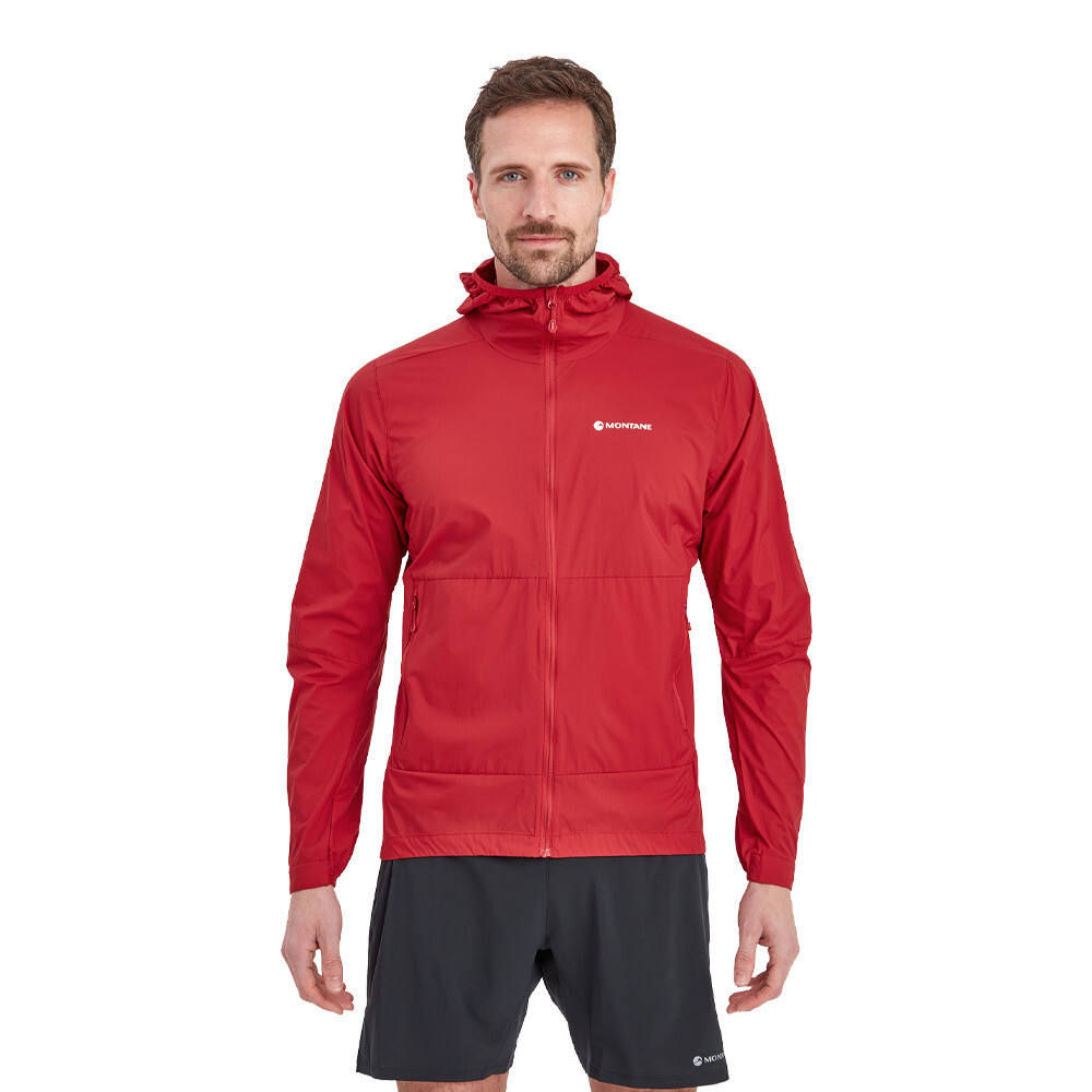 Куртка Montane Featherlite Windproof Hooded, красный 
Куртка Montane Featherlite Windproof Hooded, красный