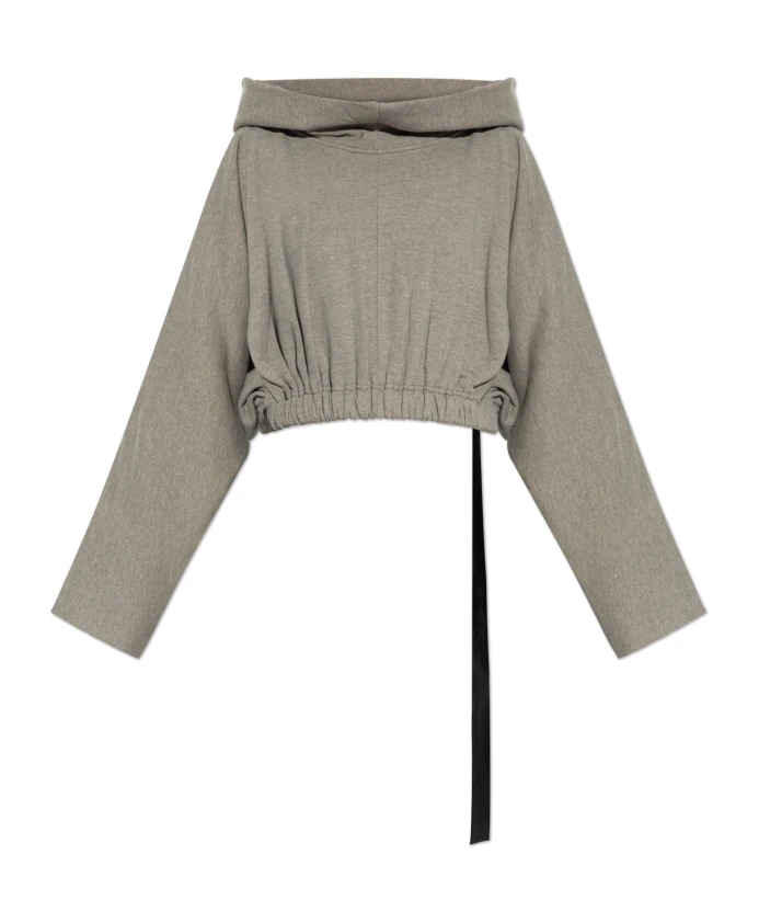 Короткая толстовка Rick Owens, серый
Короткая толстовка Rick Owens, серый