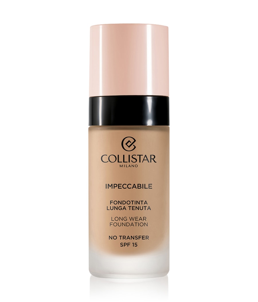 Жидкая основа Collistar Make-Up Impeccabile Long Wear Foundation Spf 15, Sabbia Dorata, 30 ml 
Жидкая основа Collistar Make-Up Impeccabile Long Wear Foundation Spf 15, Sabbia Dorata, 30 ml