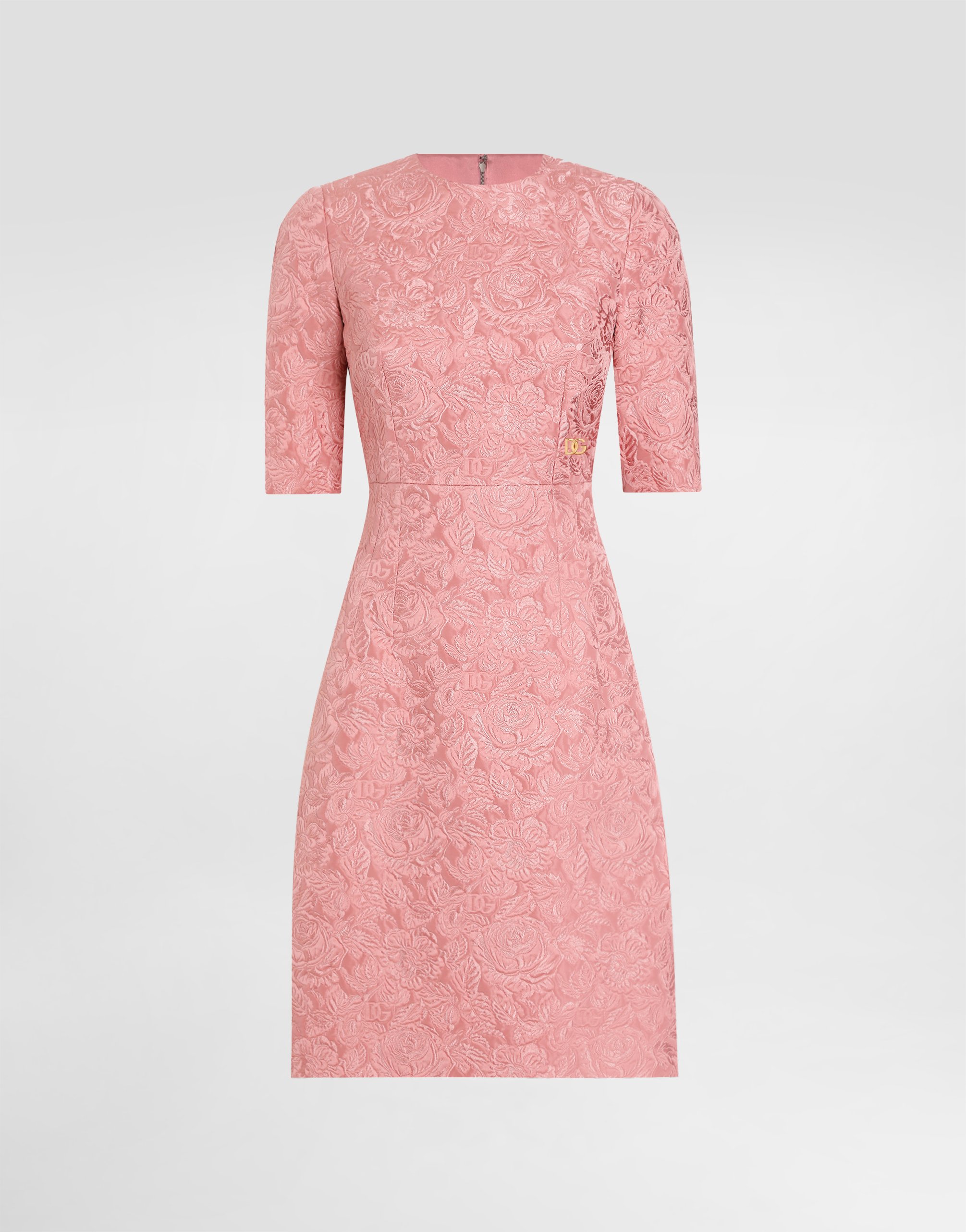 Миди-платье силуэта "фит-энд-флэр" из жаккарда с цветочным узором Dolce & Gabbana, розовый
Миди-платье силуэта "фит-энд-флэр" из жаккарда с цветочным узором Dolce & Gabbana, розовый