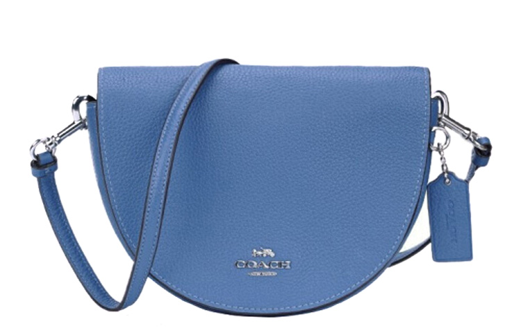 COACH Кожаная сумка ellen через плечо на пояс с клапаном женская blue
COACH Кожаная сумка ellen через плечо на пояс с клапаном женская blue