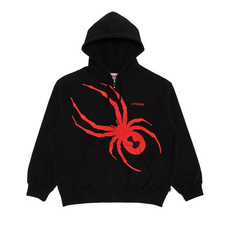 Толстовка Supreme x Spyder Zip Up Hooded Sweatshirt, Black 
Толстовка Supreme x Spyder Zip Up Hooded Sweatshirt, Black