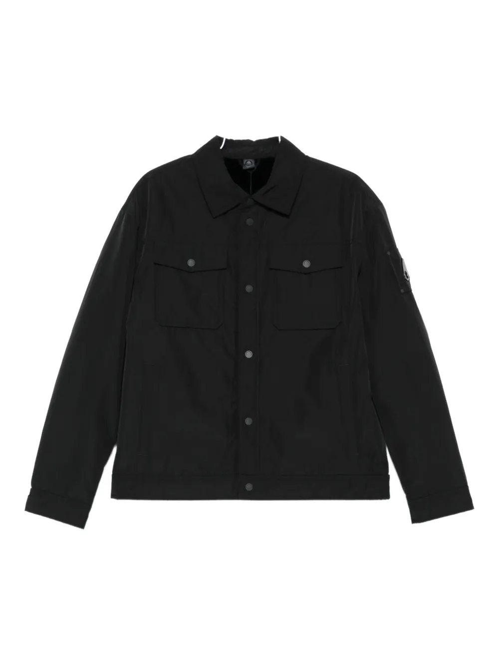 Рубашка-куртка на пуговицах Moose Knuckles, черный
Рубашка-куртка на пуговицах Moose Knuckles, черный