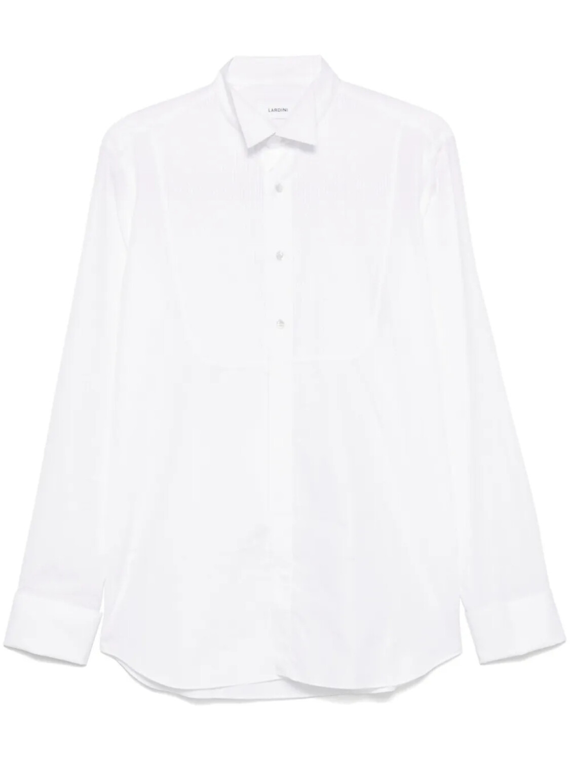 Рубашка Lardini с защипами, белый 
Рубашка Lardini с защипами, белый