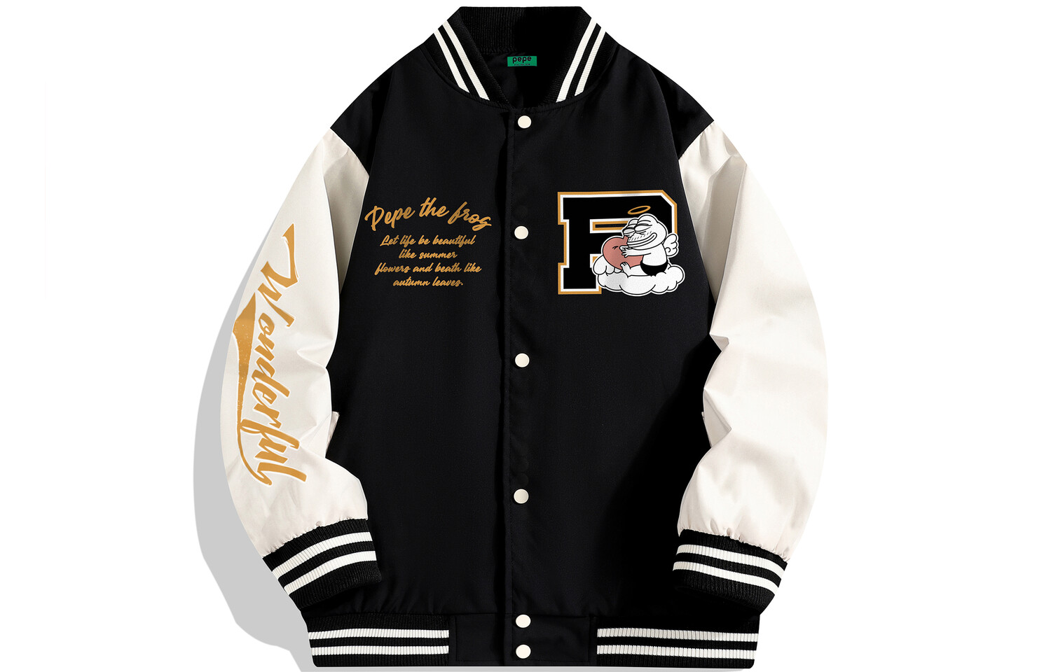 Бейсбольная майка унисекс Pepe The Frog, хаки
Бейсбольная майка унисекс Pepe The Frog, хаки