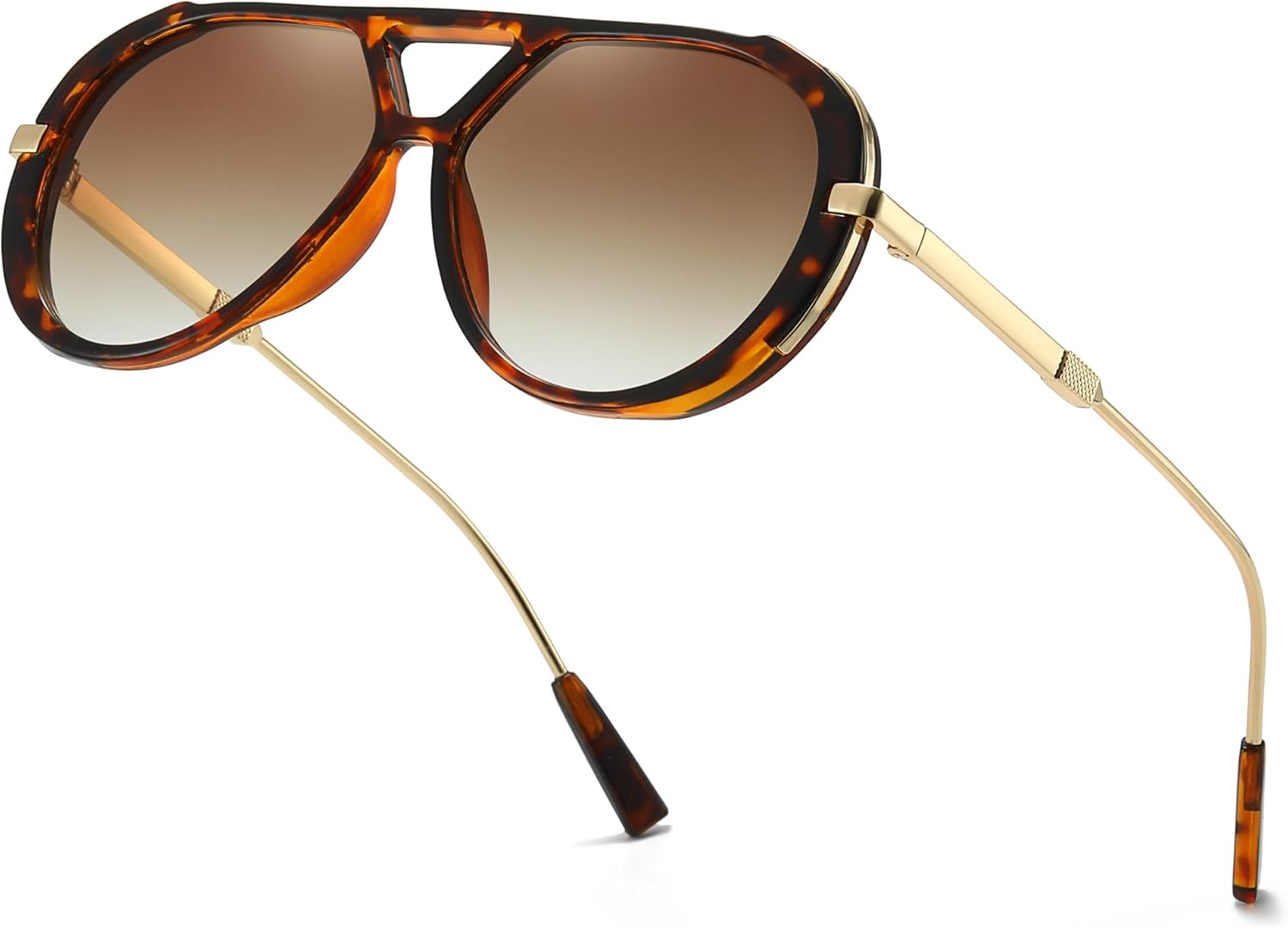 Солнцезащитные очки-авиаторы IGnaef Retro Round для женщин и мужчин - большие, не спутываются, защита от УФ-излучения UV400 IF6152, C02 Brown Tortoise Frame / Gradient Brown Lenses
Солнцезащитные очки-авиаторы IGnaef Retro Round для женщин и мужчин - большие, не спутываются, защита от УФ-излучения UV400 IF6152, C02 Brown Tortoise Frame / Gradient Brown Lenses