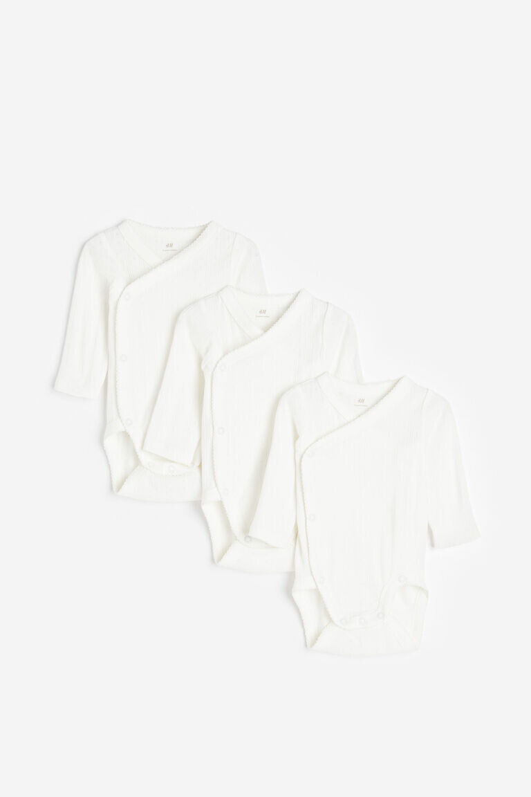 Три пары боди H&M, белый
Три пары боди H&M, белый