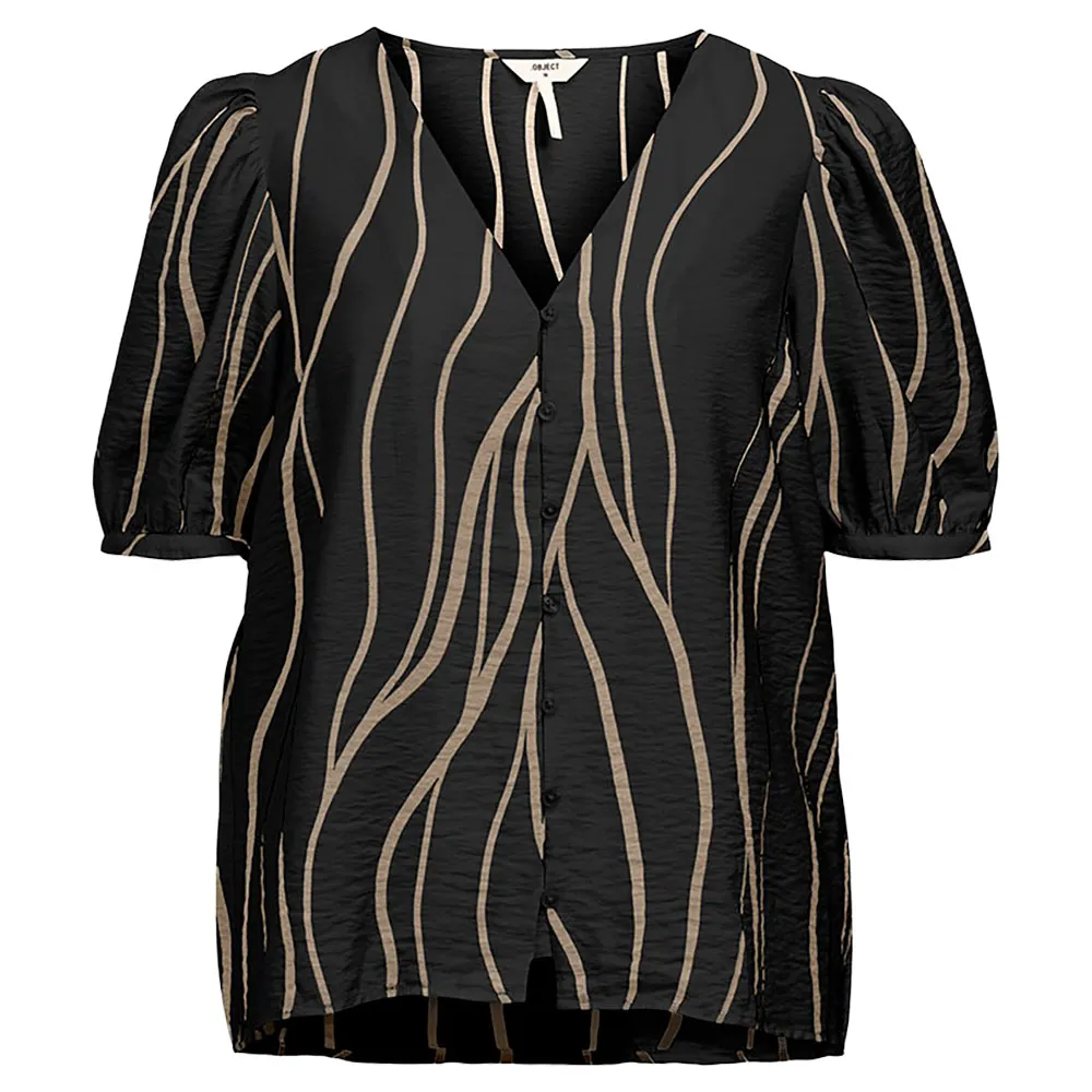 Блузка с коротким рукавом Object Jacira, черный
Блузка с коротким рукавом Object Jacira, черный