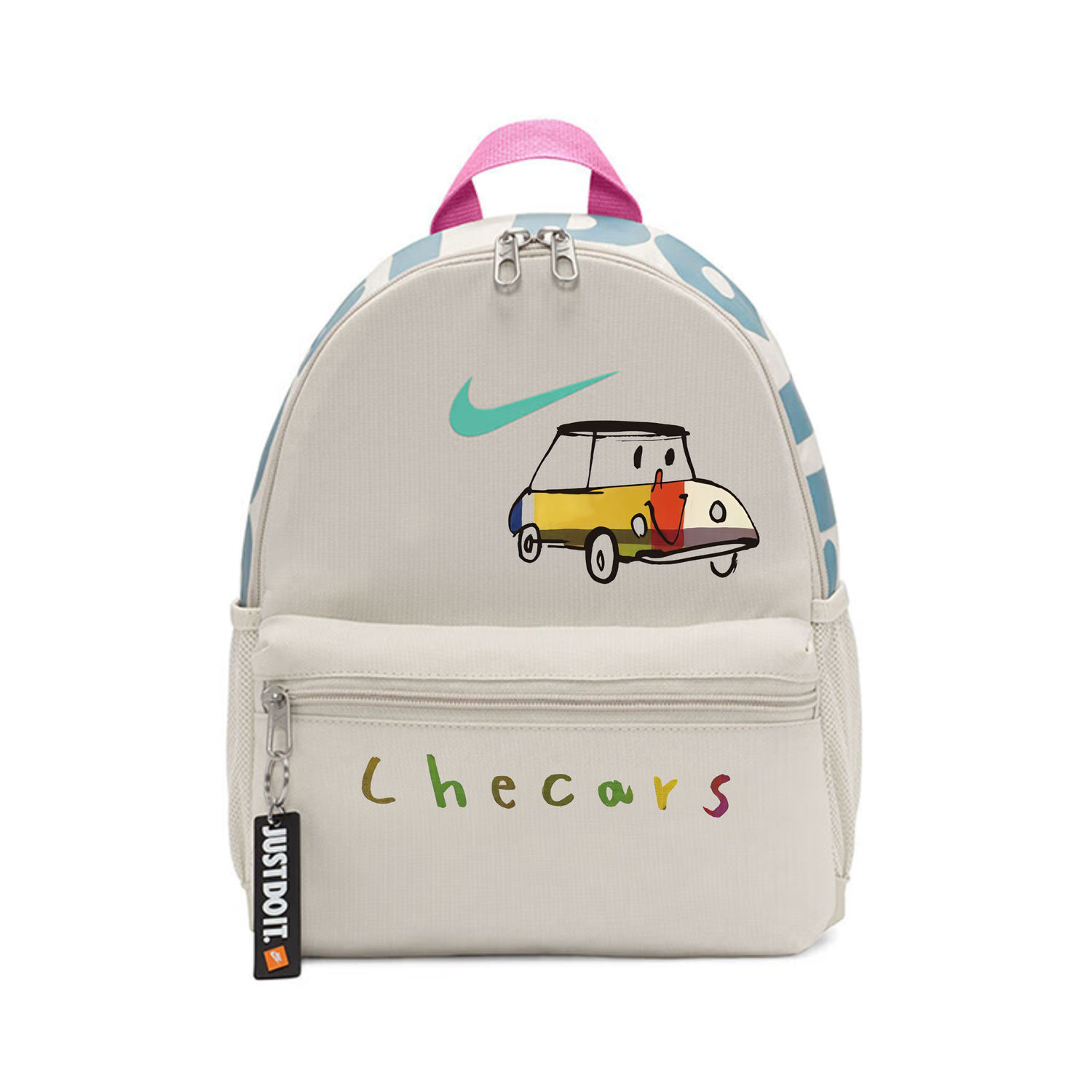 Nike Тканевый рюкзак обычный детский серый белый, Small Wheel Lacquer
Nike Тканевый рюкзак обычный детский серый белый, Small Wheel Lacquer