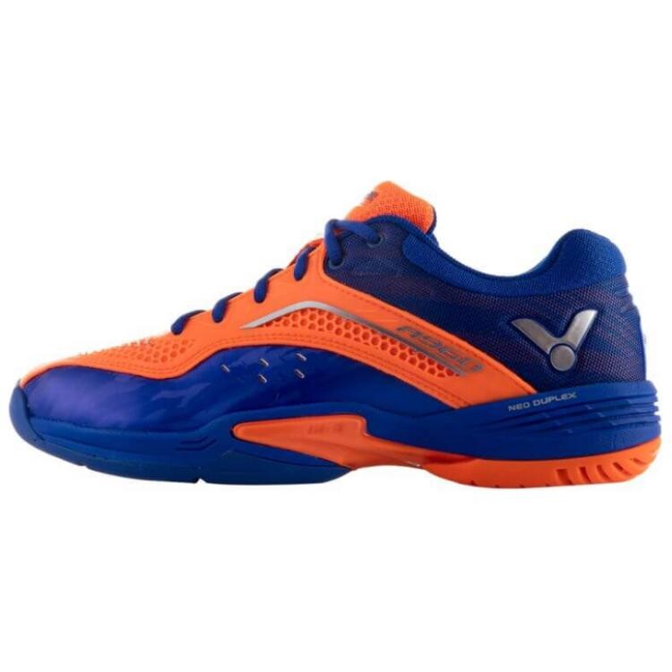 Обувь для бадминтона унисекс с низким верхом Victor, синий/оранжевый
Обувь для бадминтона унисекс с низким верхом Victor, синий/оранжевый